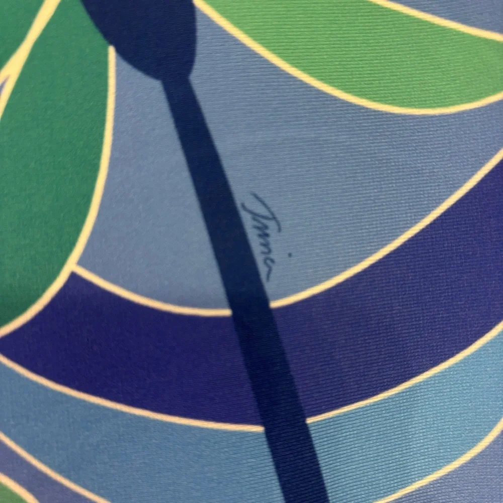 Trina Turk Colorful Abstract Palm Print Sheath Dress Size Small - Picture 2 of 8